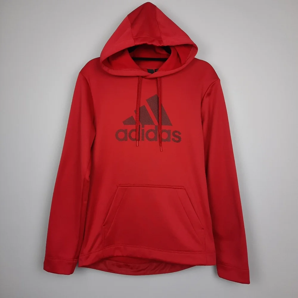 Adidas Men's Red Hoodie size Small